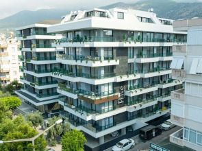 Апартаменты 1+1 Qoople Prive 6 рядом с морем