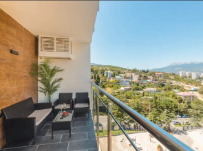 Апартаменты Крымский Рей Студия Africa боковой вид на море