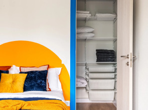 Квартира Яркая с балконом