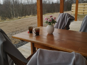 Гостевой дом с сауной и купелью вблизи реки и озера Ладоги Лисий берег