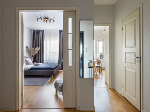 Квартира Сканди однокомнатные Piter Apartments с кондиционером