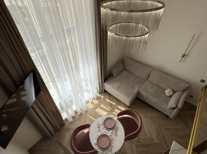 Апартаменты Двухуровневая студия KrasLoft в ЖК Преображенский на 4 человек