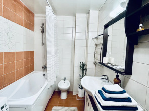 Квартира Уютная просторная однушка (55кв.) с АЛИСОЙ