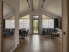 Частный дом с теплой купелью с джакузи и зоной барбекю Land Breeze