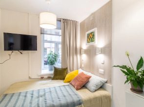 Апартаменты Monetka House Двухместная Студия с 2 окнами