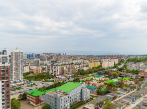 Апартаменты с Лоджией и Видом на Город и Море от LetoApart