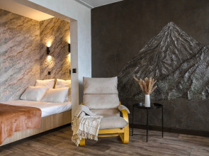 Апартаменты SAS 1-к Вулканическая Панорама с Видом на Вулканы и город