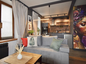 Апартаменты Дизайнерская двухкомнатная квартира в Кронштадте