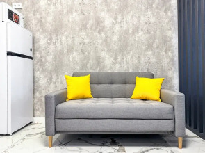 Квартира Уютная студия с балконом в новом доме Крымск Хоум