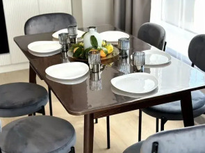 Квартира для семьи или большой компании с современным ремонтом