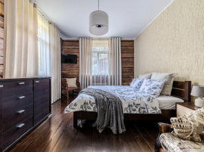 Частный дом "Двухуровневый коттедж с открытой террасой"