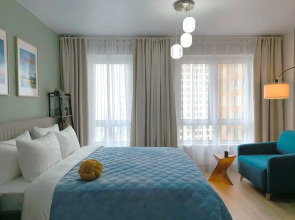 Квартира Студия с красивым видом на город с 24 этажа