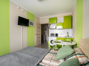 Апартаменты GLOBALSTAY. Современная студия ЖК Лайк 10 мин до Метро