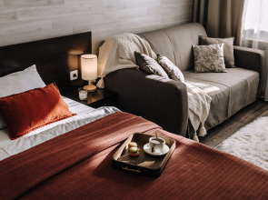 Квартира Уютная Студия в Районе Аэропорта