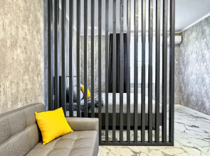 Квартира Уютная студия с балконом в новом доме Крымск Хоум