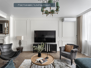 Дизайнерские апapтaменты с потpясающим видом нa Нeву и кpeйceр Аврорa