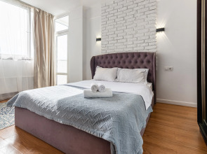 Апартаменты светлые в стиле софт-минимализм