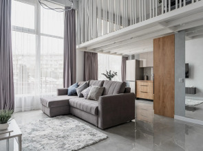 Двухуровневая квартира у реки. Кватро 3/3