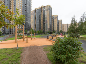 Квартира Sunrise у метро Satin home