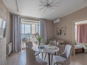 Квартира премиум класса с джакузи, сауной и панорамным видом