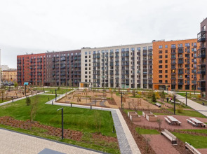 Квартира Студия с Панорамными Окнами Возле Метpo Лecнaя