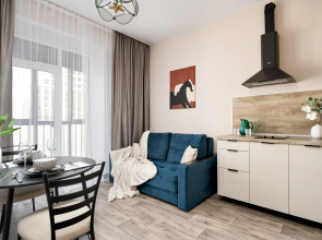 Квартира Дизайнерская 1к Рядом с Метро и Аквапарком