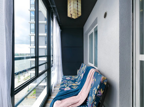 Апартаменты Уютная студия с видом на реку