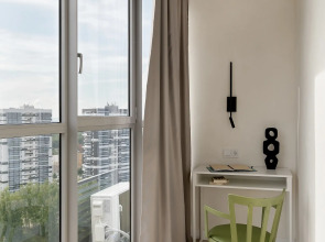 Квартира Happy Aero Стильная Студия с Красивым Видом