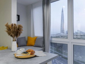 Квартира видовая в Лахте у башни Газпром и Финский залив