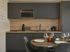 Частный дом с теплой купелью с джакузи и зоной барбекю Land Breeze