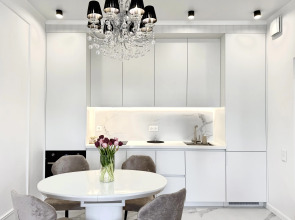 Квартира Роскошная с Дизайнерским Люкс Решением и Видом на Реку и Москва-Сити