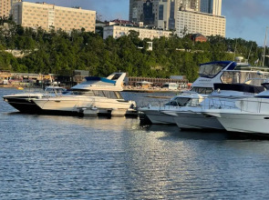 Апартаменты Central Place Vladivostok Премиум с видом на Мосты и Залив (4)