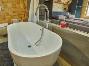 Шале Кедр 760, 5 спален, 12 гостей с бассейном и баней