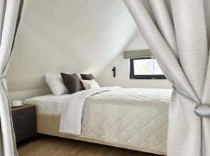 Частный Дом Барнхаус №4 с инфракрасной сауной и горячим Чаном на 6 человек