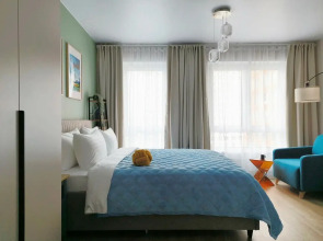 Квартира Студия с красивым видом на город с 24 этажа