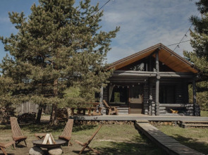 Гостевой дом на берегу реки в Карелии