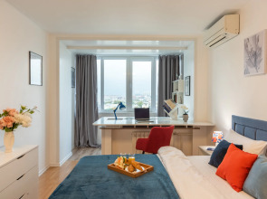 Квартира GM Apartments Четверка с панорамным видом на Москву
