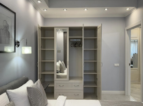 PK DESIGN - двухкомнатная квартира с отдельной спальней