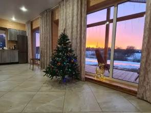 Гостевой дом с сауной и купелью вблизи реки и озера Ладоги Лисий берег