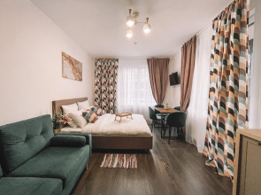 Апартаменты Студия Эмеральд на Арцеуловской