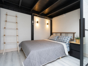 Квартира с Сауной, Камином и Кондиционером Лофт Центр Кремль Казань