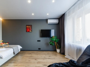 Квартира Изящная 1 комнатная с видом на Волгу