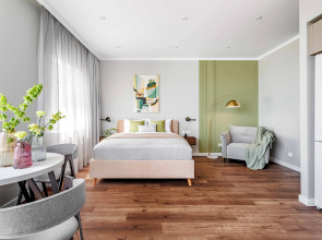 Апартаменты Оливковая студия с видом на море