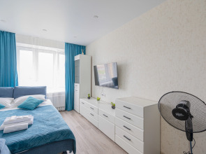 Квартира 1-к в новом мкр. на Новогородской 15 от RentAp, 4 сп.места