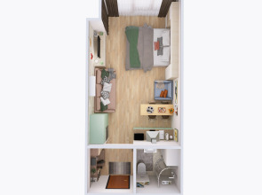 Апартаменты с видом на Москву 5