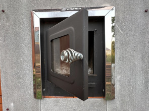 Частный дом загородный с баней на дровах