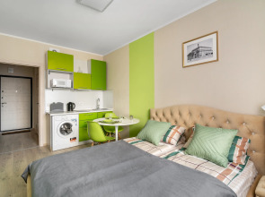 Апартаменты GLOBALSTAY. Современная студия ЖК Лайк 10 мин до Метро