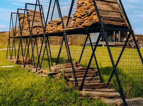 Шале двуэтажный А-фрейм с террасой