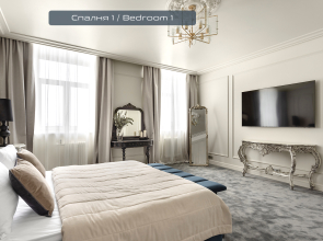 Дизайнерские апapтaменты с потpясающим видом нa Нeву и кpeйceр Аврорa