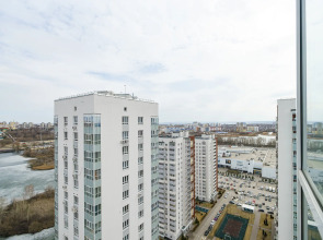 Квартира на 24 этаже с панорамным видом на две реки